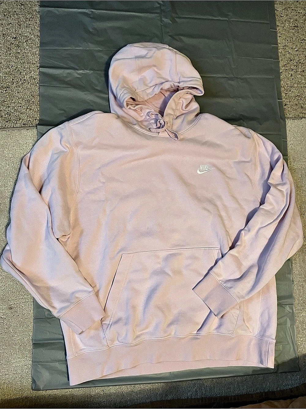 Nike Club Fleece Pullover Hoodie Pink Size XL